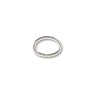 Oval open Jump ring 8 x 5 mm, 0,8mm wire